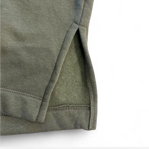 NWT Peloton Olive Green Funnel Neck Sweatshirt, Women’s Size Large - Picture 5 of 7